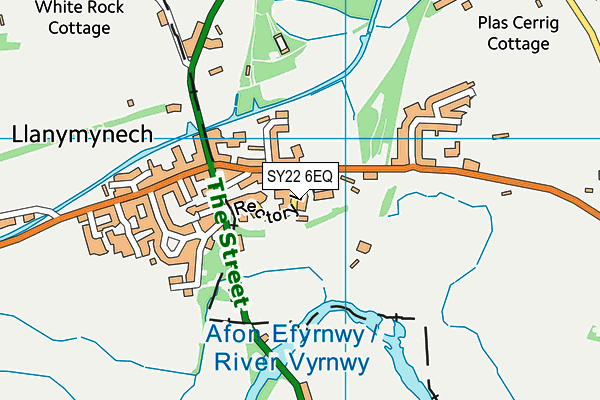 SY22 6EQ map - OS VectorMap District (Ordnance Survey)