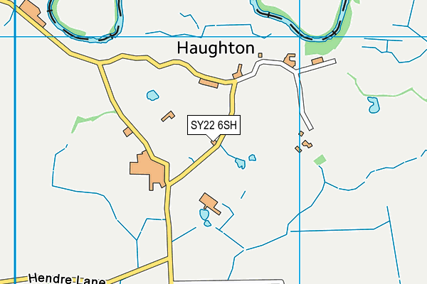 SY22 6SH map - OS VectorMap District (Ordnance Survey)