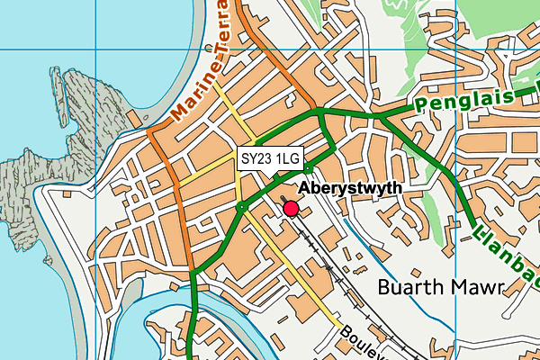 Map of LIMECRABNEWQUAY LTD at district scale