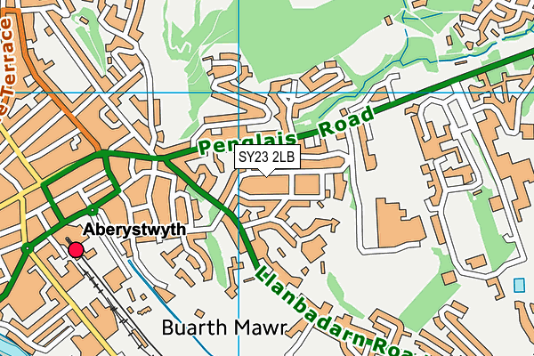SY23 2LB map - OS VectorMap District (Ordnance Survey)