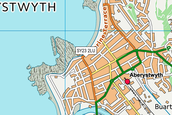 SY23 2LU map - OS VectorMap District (Ordnance Survey)