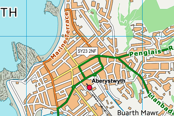 Map of ABER DINING LTD at district scale
