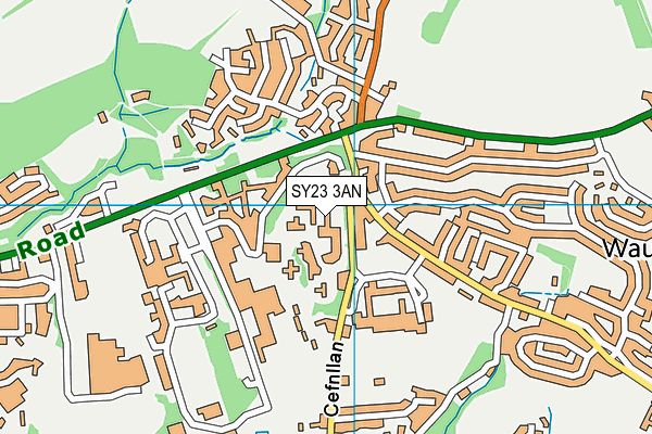 SY23 3AN map - OS VectorMap District (Ordnance Survey)