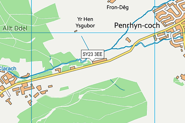 SY23 3EE map - OS VectorMap District (Ordnance Survey)