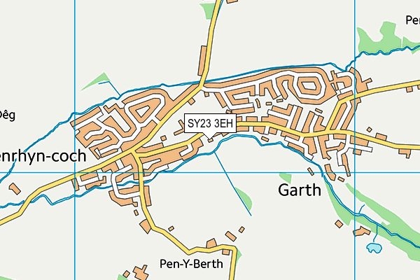 Ysgol Penrhyncoch map (SY23 3EH) - OS VectorMap District (Ordnance Survey)