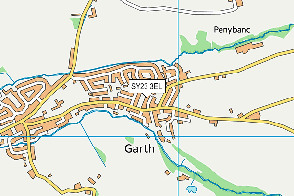 SY23 3EL map - OS VectorMap District (Ordnance Survey)