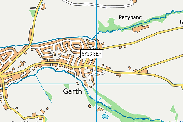 SY23 3EP map - OS VectorMap District (Ordnance Survey)