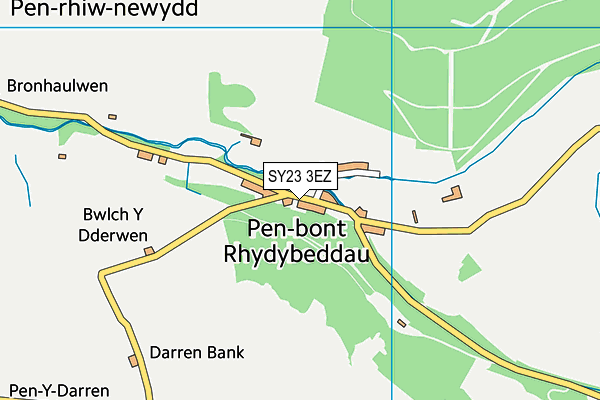 SY23 3EZ map - OS VectorMap District (Ordnance Survey)