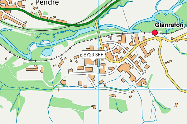 SY23 3FF map - OS VectorMap District (Ordnance Survey)