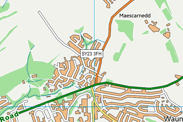 SY23 3FH map - OS VectorMap District (Ordnance Survey)