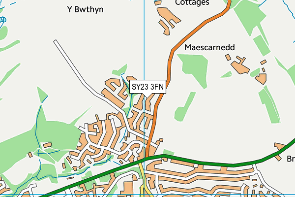 SY23 3FN map - OS VectorMap District (Ordnance Survey)