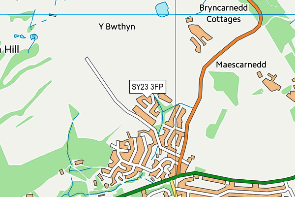 SY23 3FP map - OS VectorMap District (Ordnance Survey)