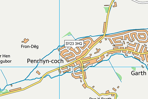SY23 3HQ map - OS VectorMap District (Ordnance Survey)