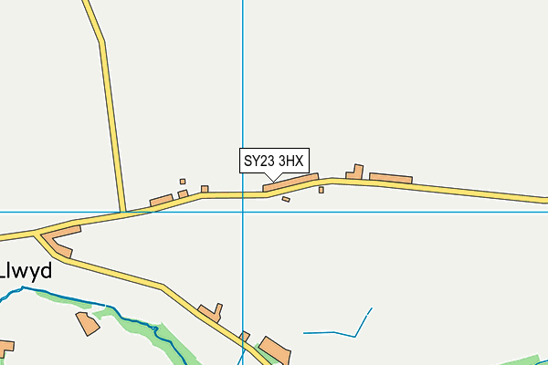 SY23 3HX map - OS VectorMap District (Ordnance Survey)
