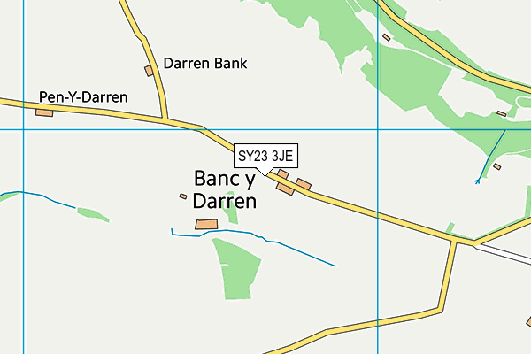 SY23 3JE map - OS VectorMap District (Ordnance Survey)