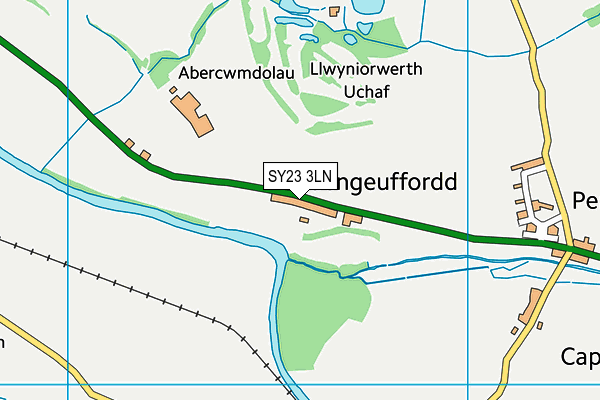 SY23 3LN map - OS VectorMap District (Ordnance Survey)