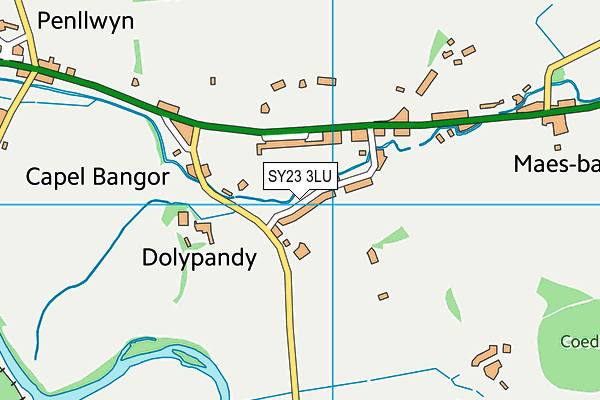SY23 3LU map - OS VectorMap District (Ordnance Survey)