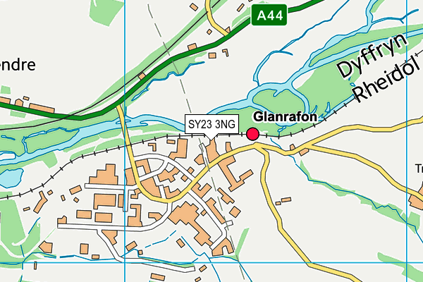 SY23 3NG map - OS VectorMap District (Ordnance Survey)