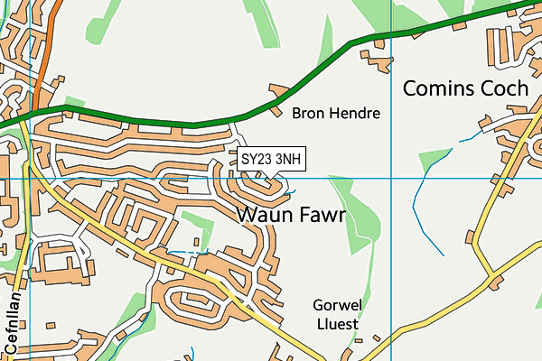 SY23 3NH map - OS VectorMap District (Ordnance Survey)