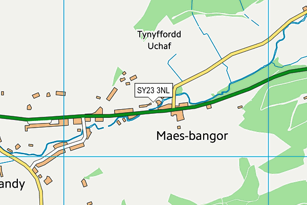 SY23 3NL map - OS VectorMap District (Ordnance Survey)