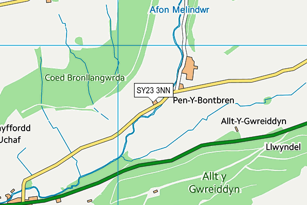 SY23 3NN map - OS VectorMap District (Ordnance Survey)