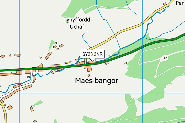 SY23 3NR map - OS VectorMap District (Ordnance Survey)