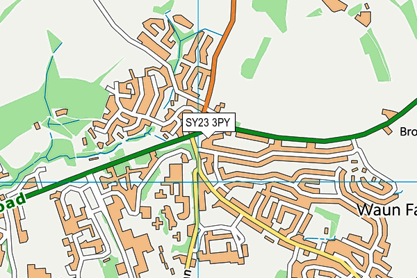 SY23 3PY map - OS VectorMap District (Ordnance Survey)