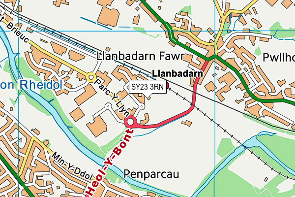 SY23 3RN map - OS VectorMap District (Ordnance Survey)