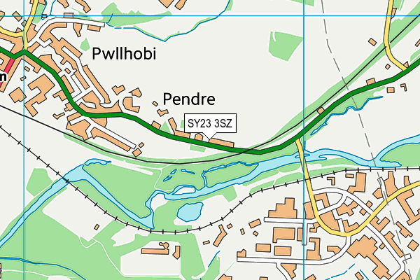 SY23 3SZ map - OS VectorMap District (Ordnance Survey)