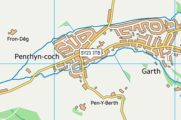 SY23 3TB map - OS VectorMap District (Ordnance Survey)