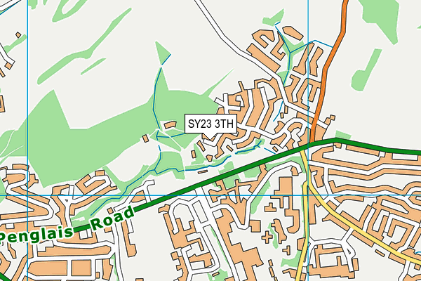 SY23 3TH map - OS VectorMap District (Ordnance Survey)