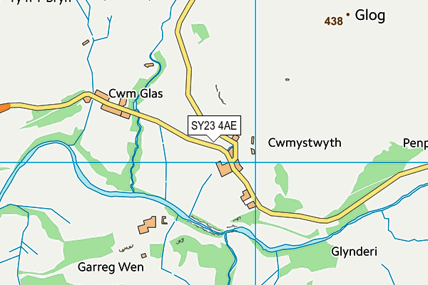 SY23 4AE map - OS VectorMap District (Ordnance Survey)