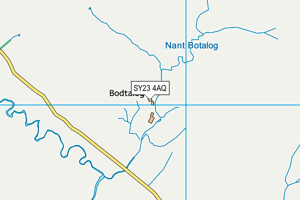 SY23 4AQ map - OS VectorMap District (Ordnance Survey)