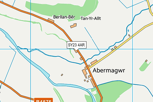 SY23 4AR map - OS VectorMap District (Ordnance Survey)