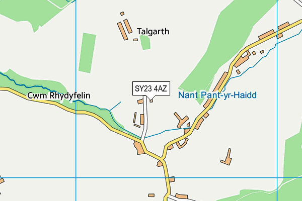 SY23 4AZ map - OS VectorMap District (Ordnance Survey)