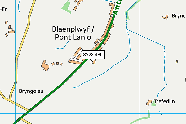 SY23 4BL map - OS VectorMap District (Ordnance Survey)