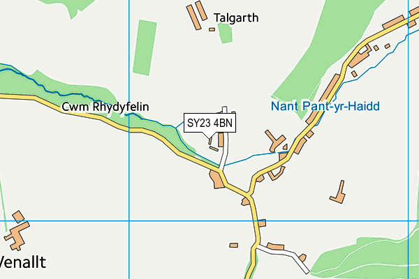 SY23 4BN map - OS VectorMap District (Ordnance Survey)