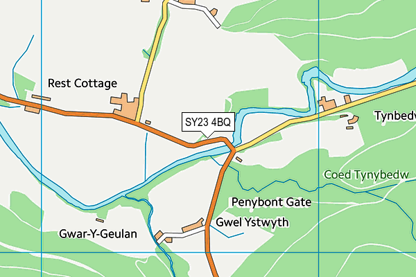 SY23 4BQ map - OS VectorMap District (Ordnance Survey)