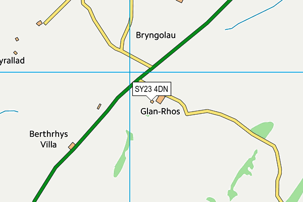 SY23 4DN map - OS VectorMap District (Ordnance Survey)