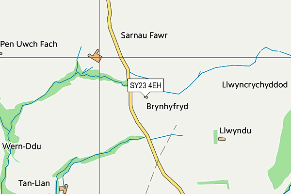 SY23 4EH map - OS VectorMap District (Ordnance Survey)