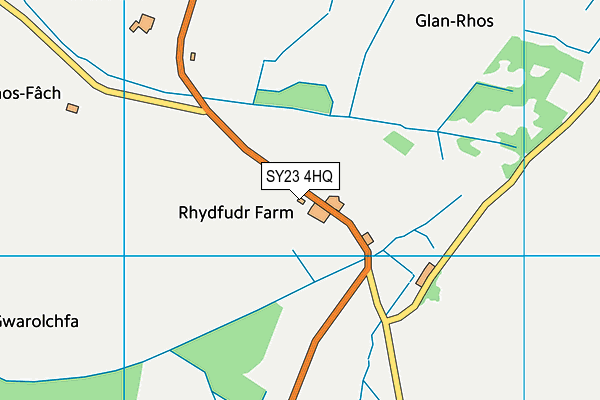 SY23 4HQ map - OS VectorMap District (Ordnance Survey)