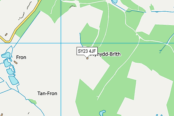 SY23 4JF map - OS VectorMap District (Ordnance Survey)