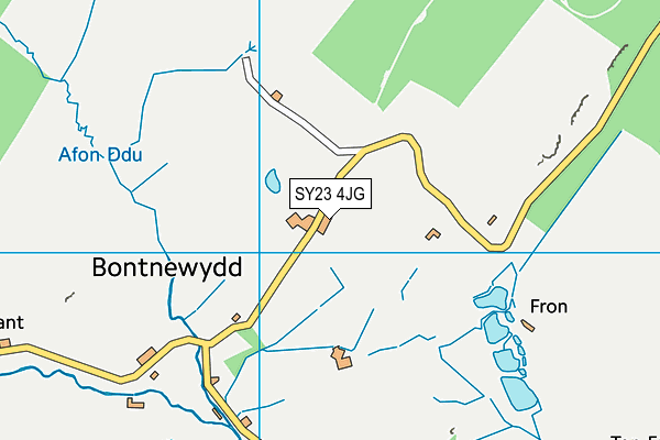 SY23 4JG map - OS VectorMap District (Ordnance Survey)