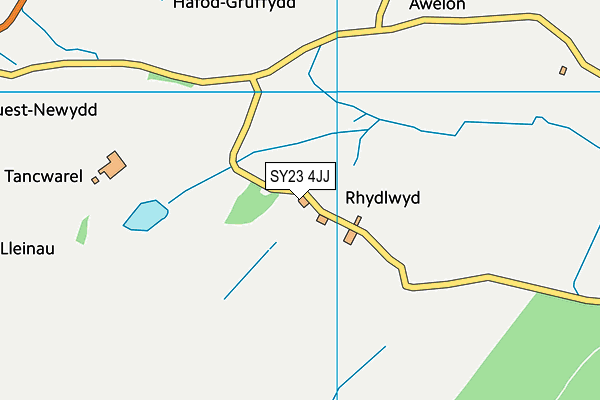 SY23 4JJ map - OS VectorMap District (Ordnance Survey)