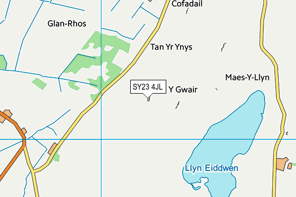 SY23 4JL map - OS VectorMap District (Ordnance Survey)