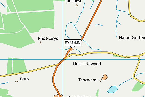 SY23 4JN map - OS VectorMap District (Ordnance Survey)