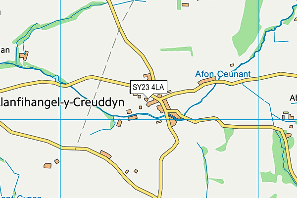 SY23 4LA map - OS VectorMap District (Ordnance Survey)