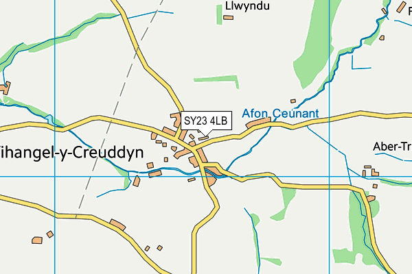 SY23 4LB map - OS VectorMap District (Ordnance Survey)