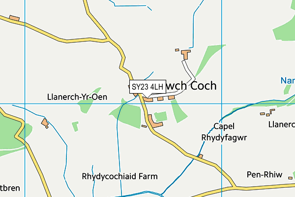 SY23 4LH map - OS VectorMap District (Ordnance Survey)