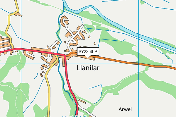 SY23 4LP map - OS VectorMap District (Ordnance Survey)